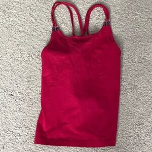 Girls Old Navy Red Tank Top with Beads Size 10